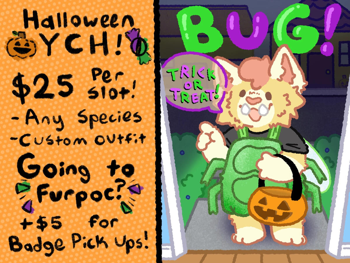 trick or treat ych ad